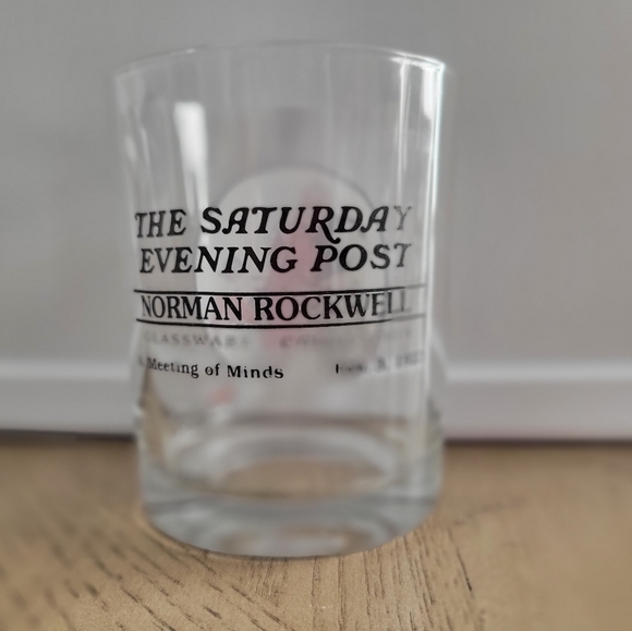 Norman Rockwell Glasses "The Saturday Evening Post" Glassware Set of 4 VGC - Picture 7 of 9
